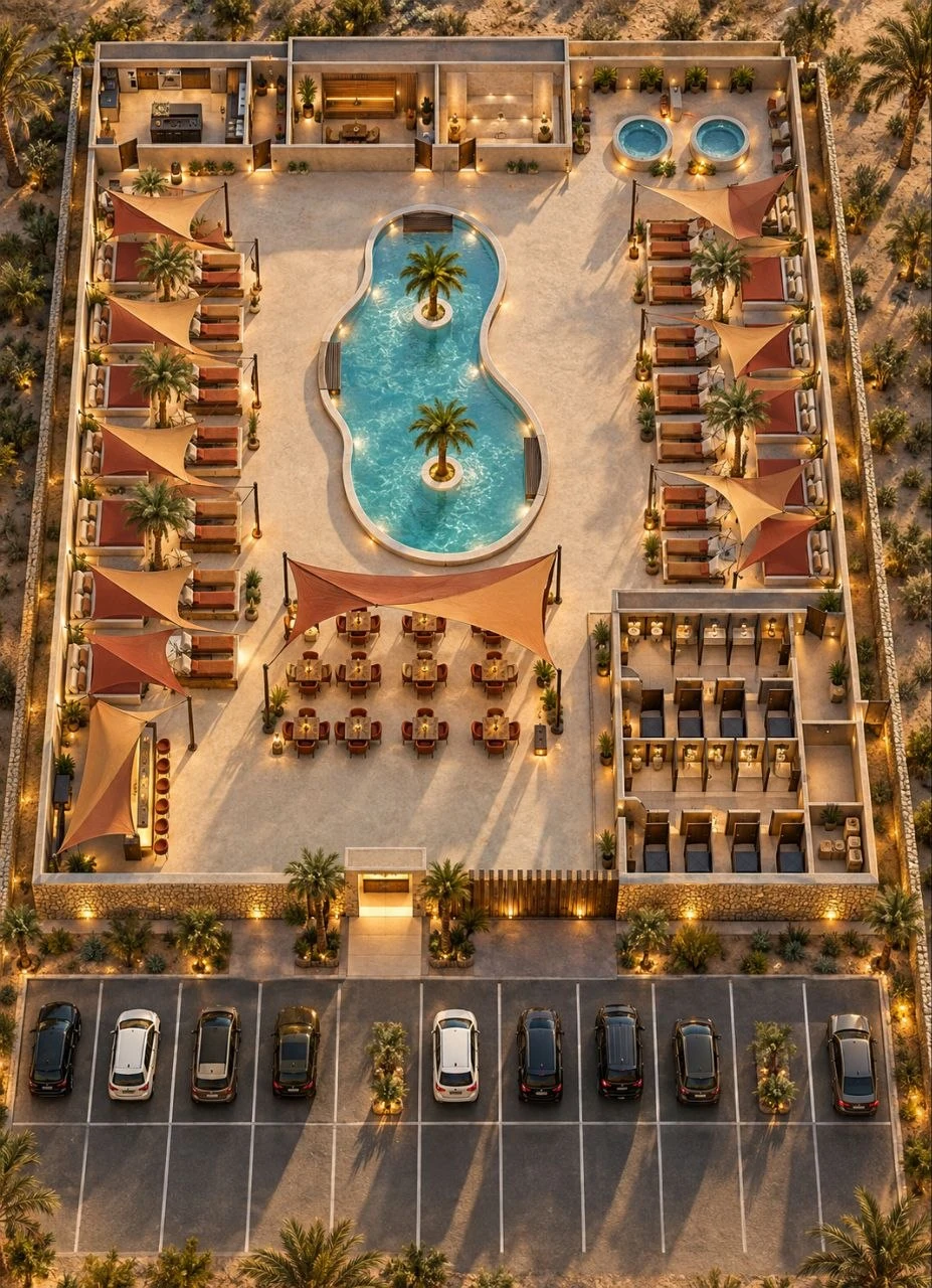 The site from above